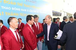 Lễ tiễn Đoàn Thể thao Việt Nam dự SEA Games 30